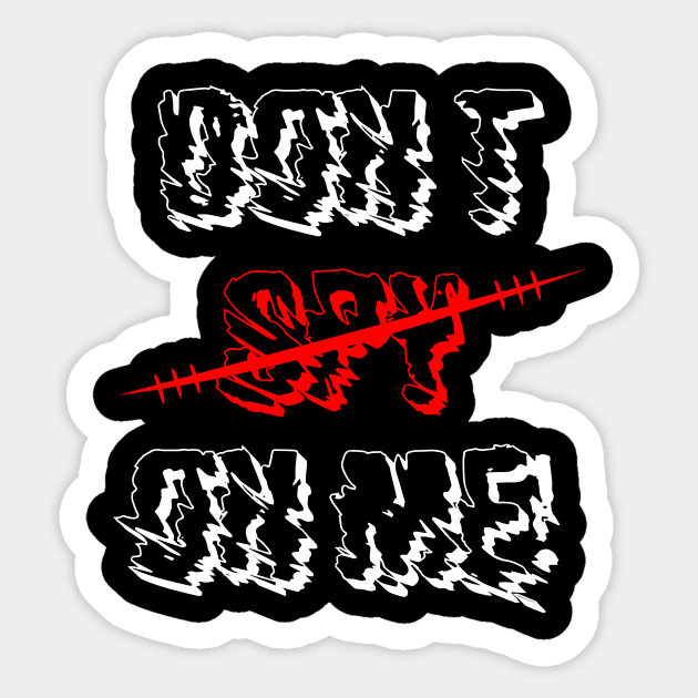 Dont spy on me Sticker by Home of Vector